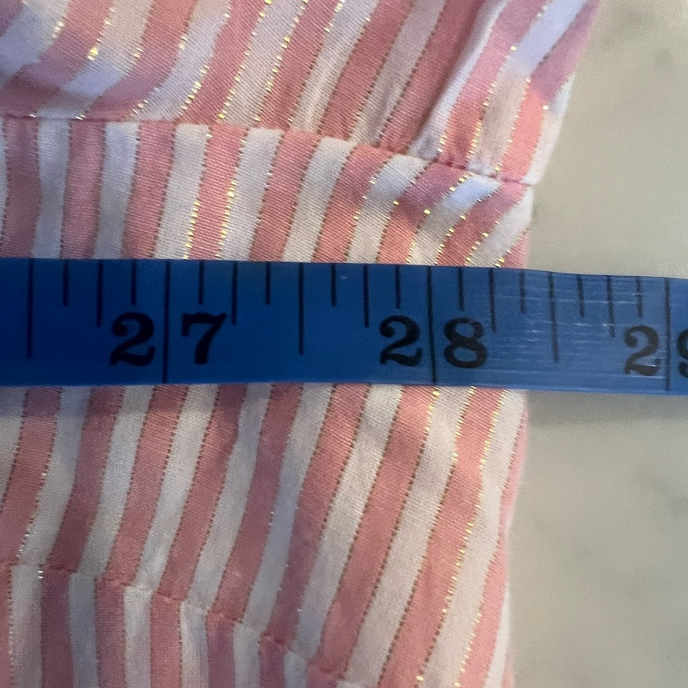 Lane Bryant Tunic Top Size 22/24 Pink White Shirt Smocked New - Picture 5 of 10